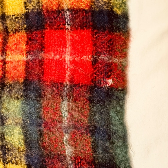 Vintage Scottish mohair throw blanket - Picture 5 of 5